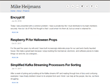 Tablet Screenshot of mikeheijmans.com